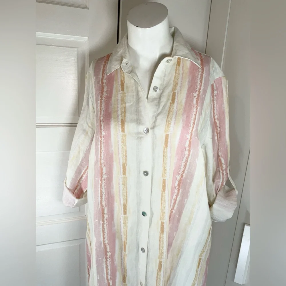 CHARLIE B 🛑🛑LINEN TUNIC-DRESS - Picture 9 of 11
